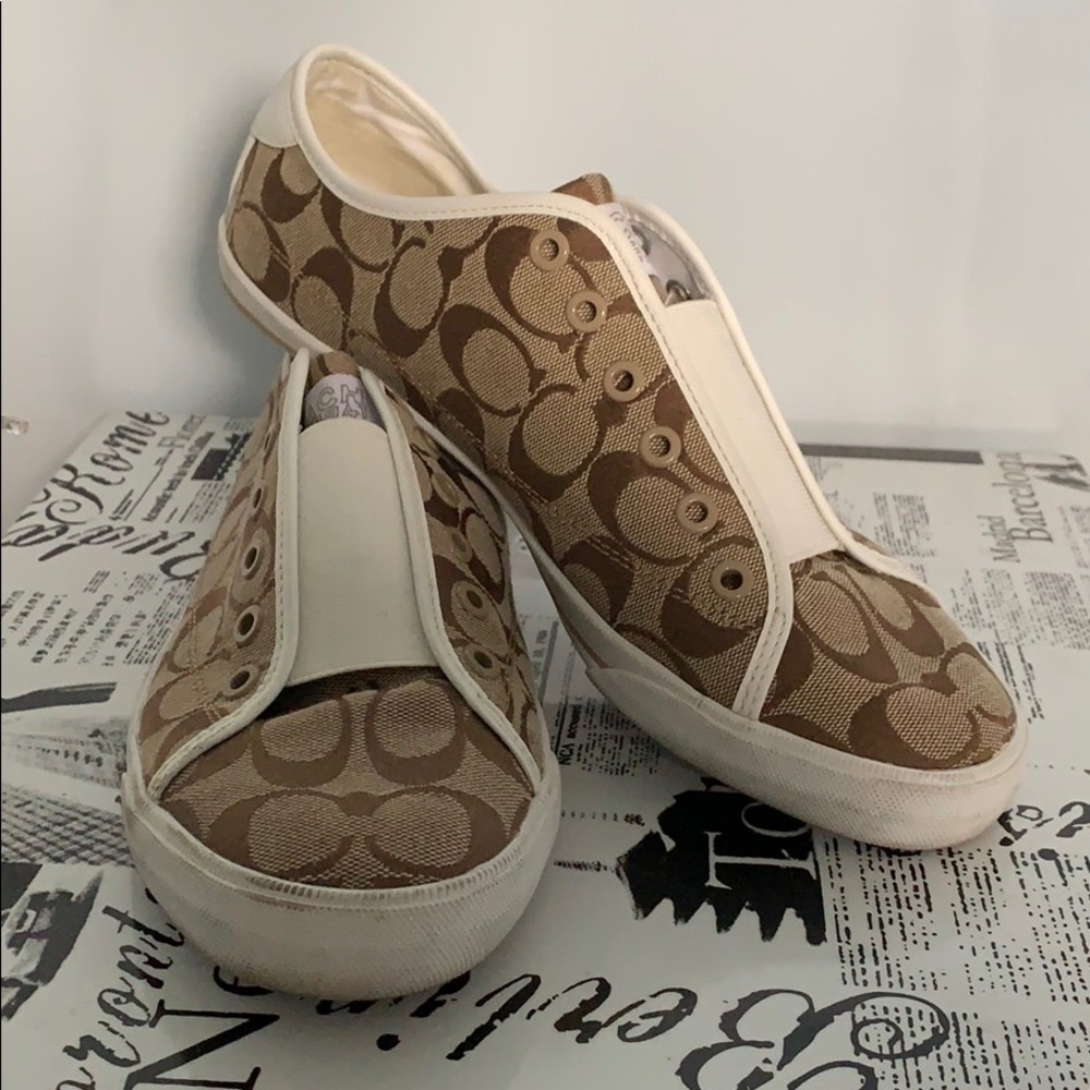 COACH Bev Laceless Slip On Sneakers